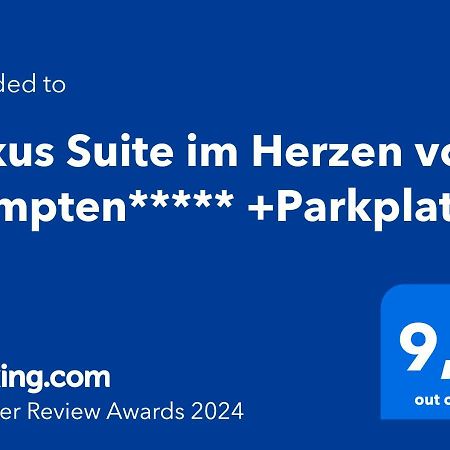 Luxus Suite Im Herzen Von Kempten***** +Parkplatz 외부 사진