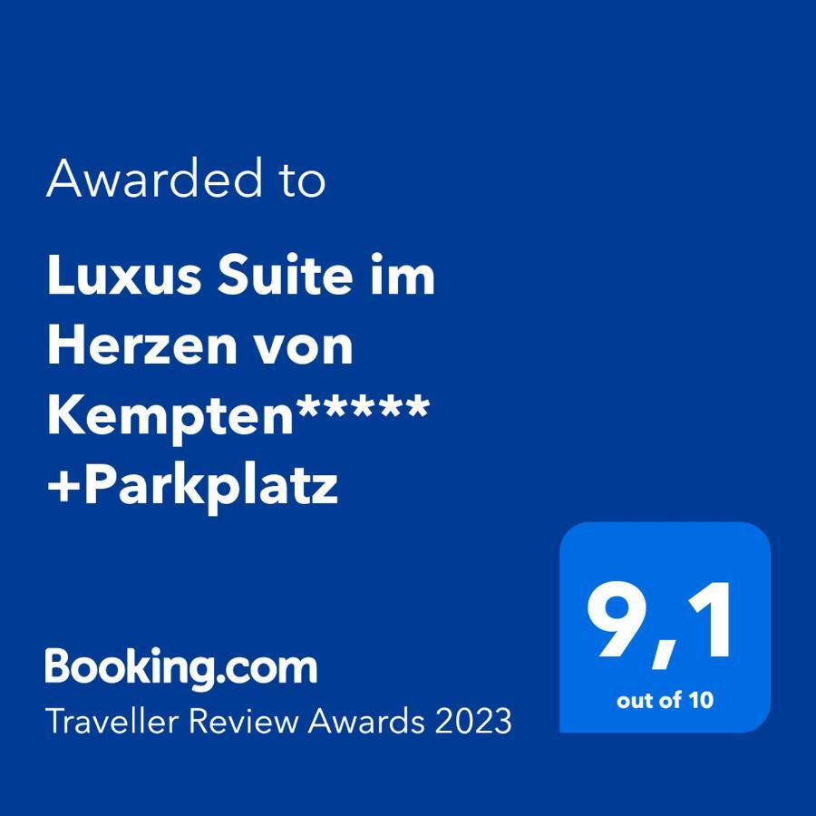 Luxus Suite Im Herzen Von Kempten***** +Parkplatz 외부 사진
